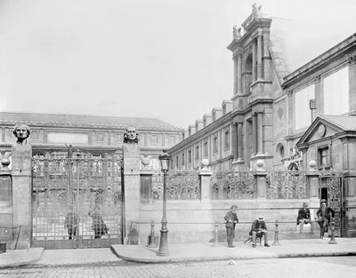 Ecole Nationale Superieure des Beaux-Arts, Rue Bonaparte, Paris by Adolphe Giraudon